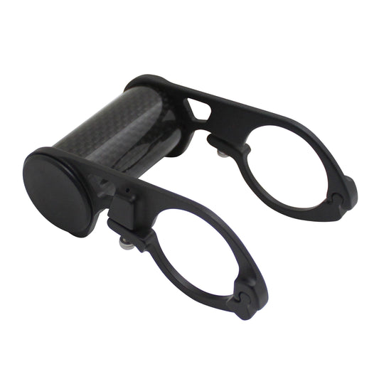 Support compteur carbone pour cintre 31,8mm noir 32g (largeur 45mm et diamètre 25mm) -PCP-