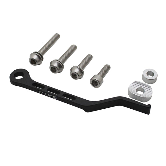 Anti-saut de Chaîne vélo PCP patte anti-déraillement pour pédalier 53-39-50-34 alu noir