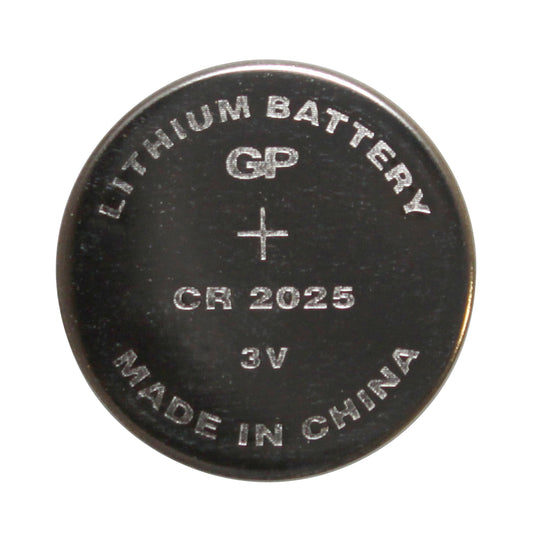 CR2025 3V Lithium Coin Cell Battery, Sold Individually