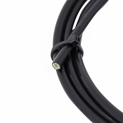 Durite frein disque Newton noir 2.5m kit complets avec fixations pour 2 étriers universel pour Shimano et autre frein - gaine hydraulique PCP