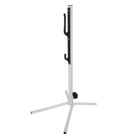 White removable rear kickstand bicycle support