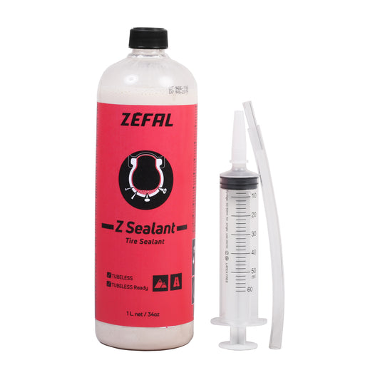 Préventif anti-crevaison Zefal Z-Sealant tubeless-tubetype 1 L avec seringue