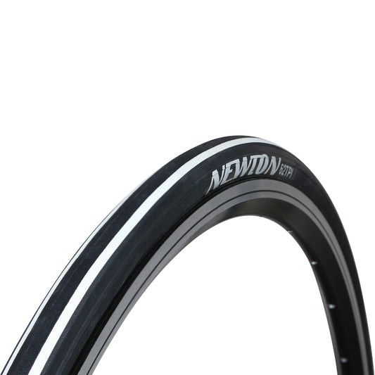 700 x 23 Road Tire Newton E-01 Black with White Stripes TS (23-622)