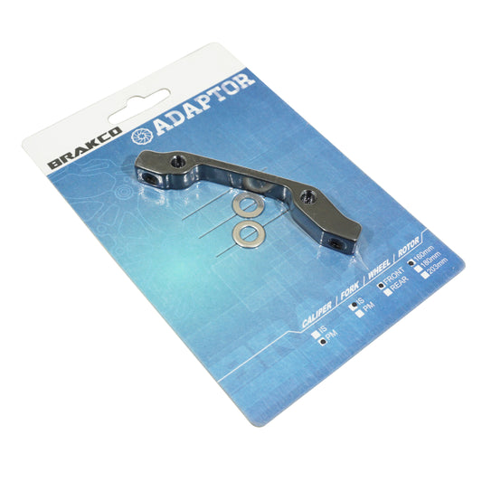 Adaptateur frein à disque VTT avant Brakco disque 160mm étrier post-mount sur fourche international