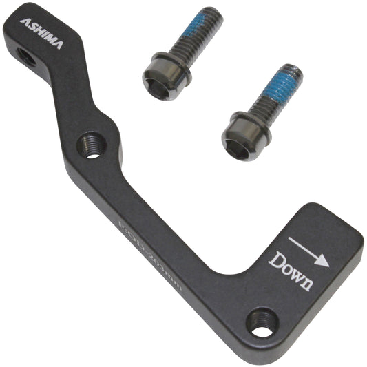Adaptateur frein à disque VTT arrière Brakco disque 203mm étrier post-mount sur cadre international