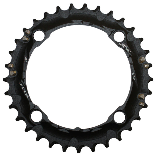 Plateau VTT 4 bras D104 pour SRAM double-triple 33D 2-3x10V