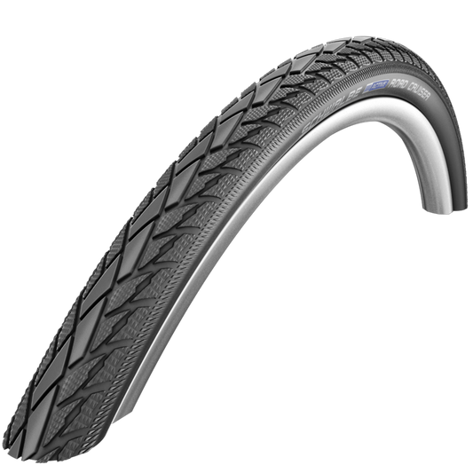 Tyre City 22 X 1 1-2 Schwalbe Road Cruiser HS484 Black TR (44-484) Reflective Sidewall