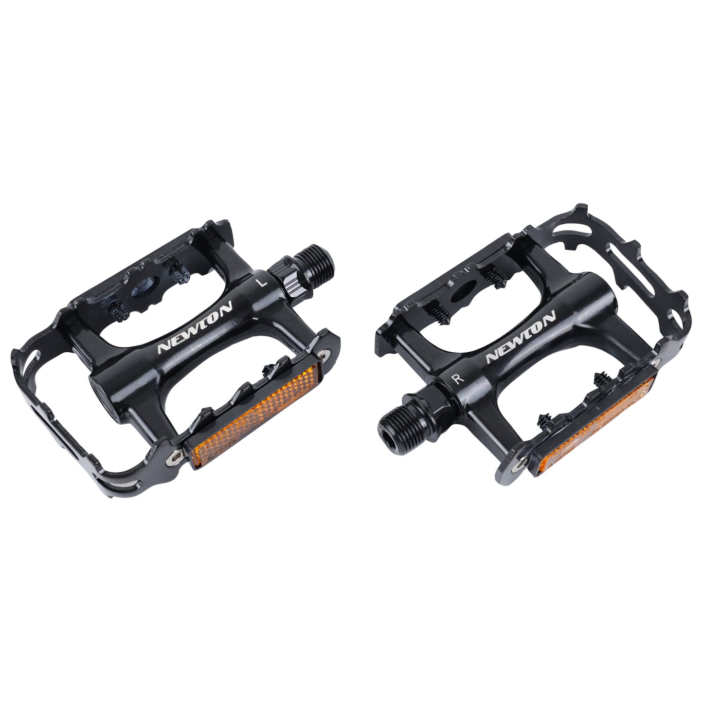 Newton black aluminum MTB pedal aluminum cage 9/16