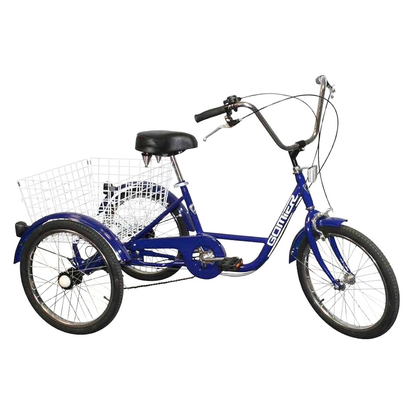 Adult Tricycle 20 Blue 5-Speed with Basket PCP