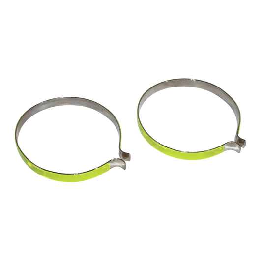 Reflective chrome steel PCP trouser clip