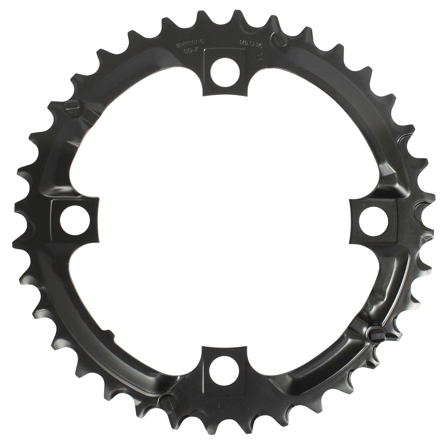 Plateau VTT 4 bras D104 pour Shimano Deore M590 36D 9V
