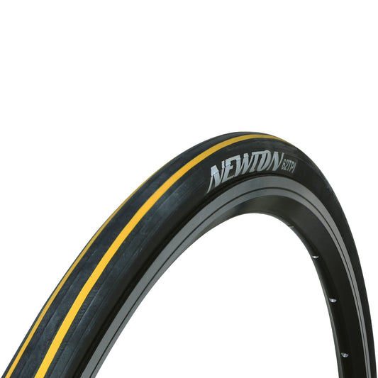 Road Tire 700 X 23 Newton E-01 Black with Yellow Stripes TS (23-622)
