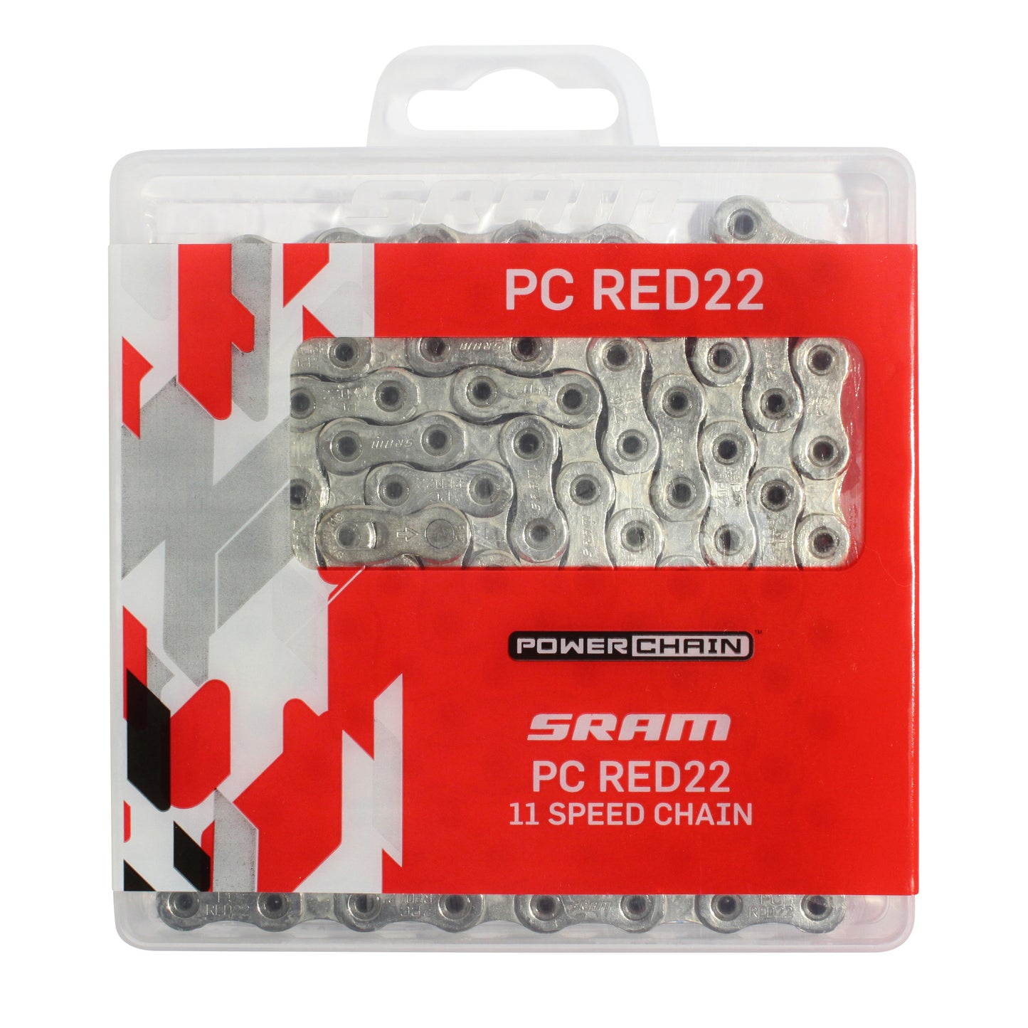 Chaîne vélo 11v. Route Sram pc red 22 gris 114 maillons