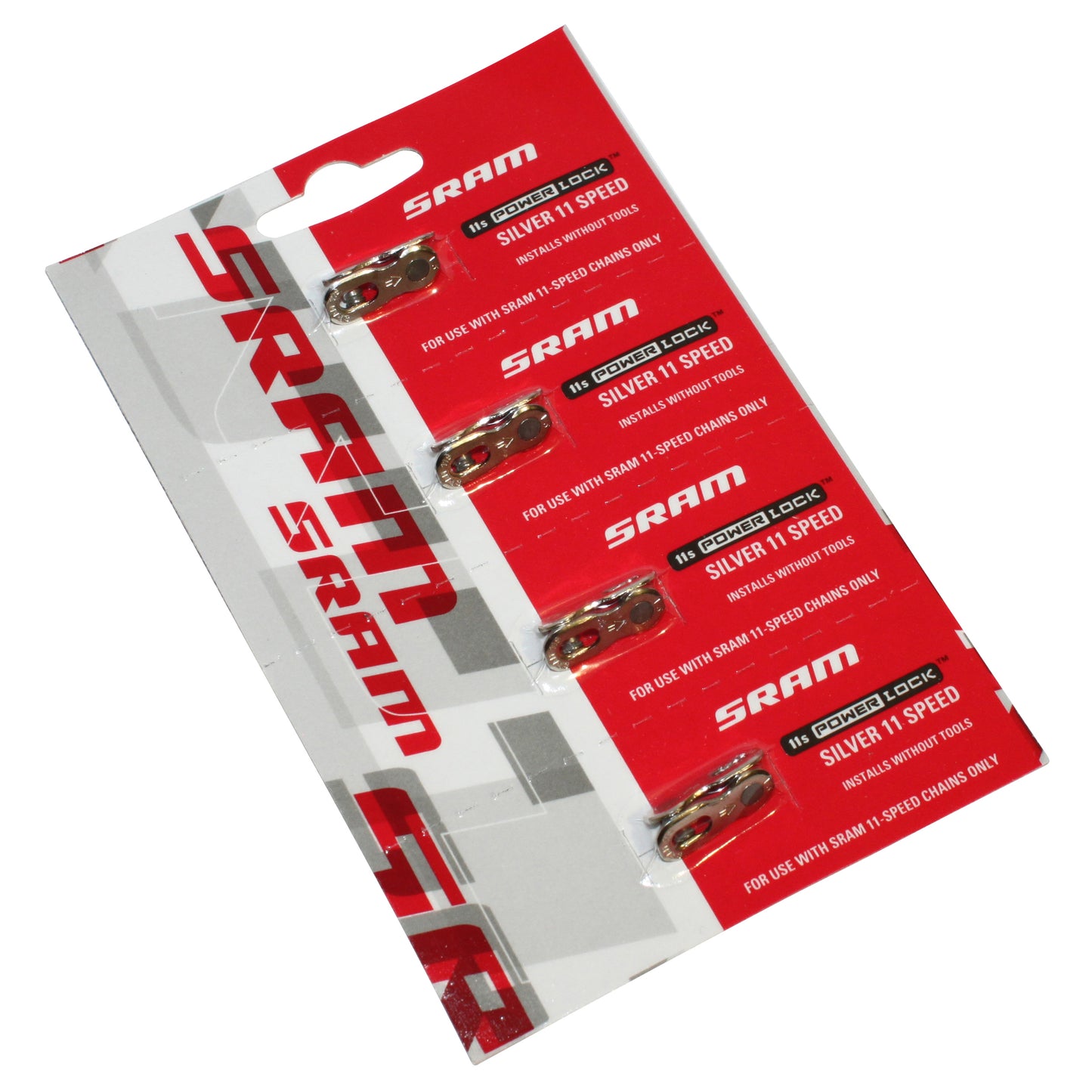 Connecteur de Chaîne vélo 11v. Sram (attache rapide) (blister de 4 pièces)