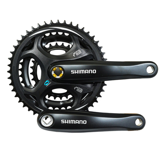 Pédalier VTT Shimano Altus noir 170 48x38x28 boîtier 123