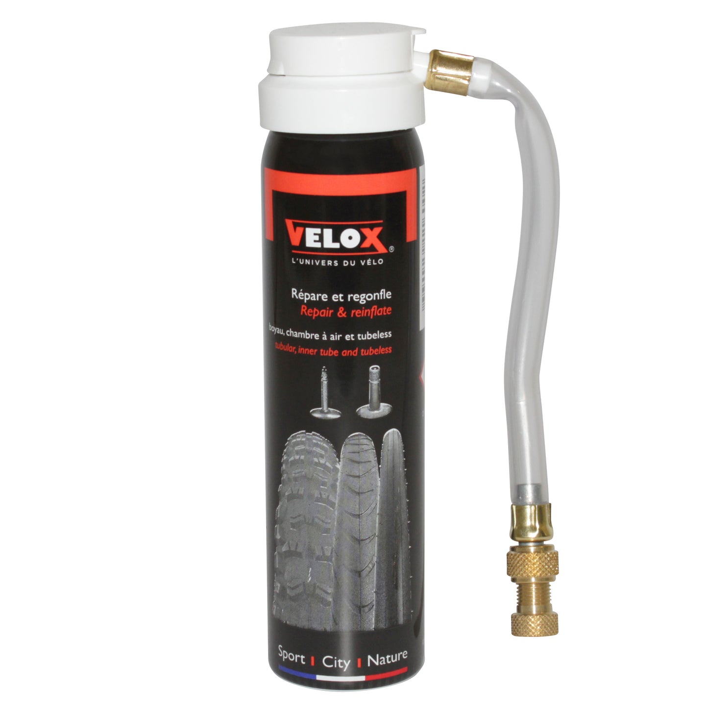 Bombe anti-crevaison Velox 75 ml