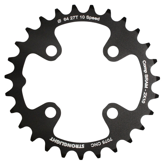 Plateau VTT 4 bras Stronglight D64 pour SRAM XO Shimano int27 10V