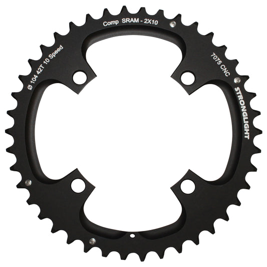 Plateau VTT 4 bras Stronglight D104 pour SRAM XO double 42D