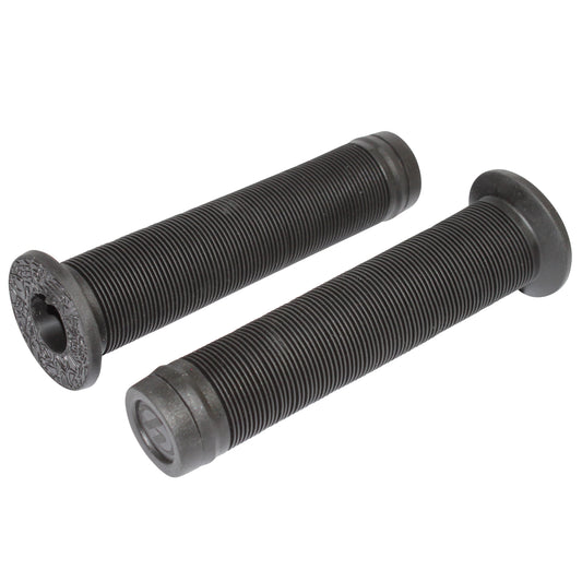 Herrmans BMX Grips, Black, with Flange, Super Comfortable, 140mm