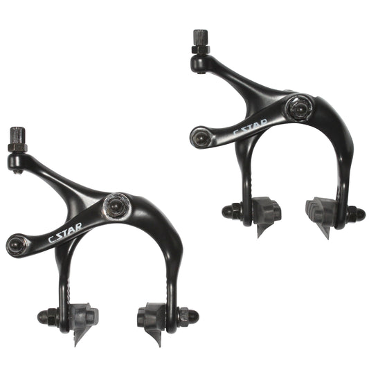 Etrier frein route/fixie Newton alu noir anodise pour roue 700 (paire)