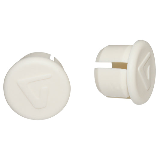 Bouchons cintre route VELOX blanc paire