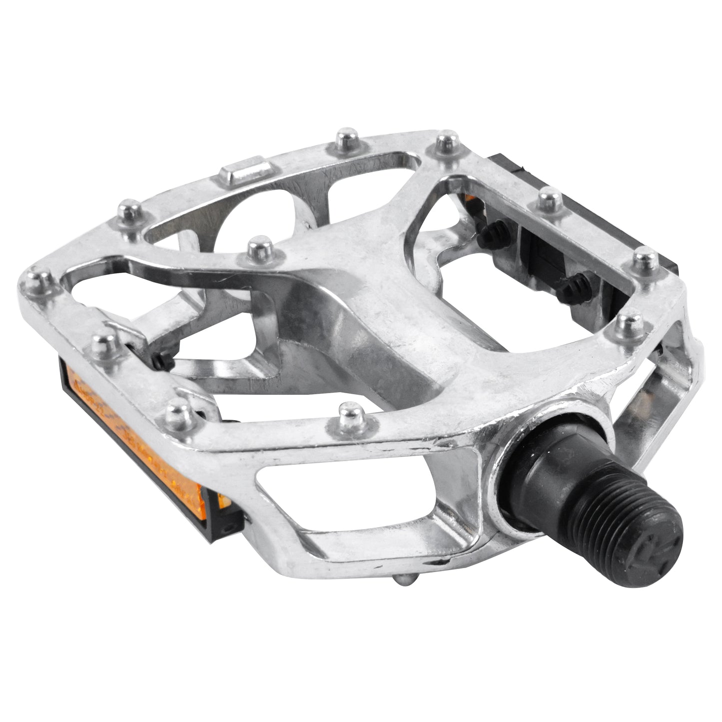 Pédale BMX Newton alu argent 9/16