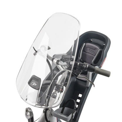 Polisport clear handlebar-mounted screen