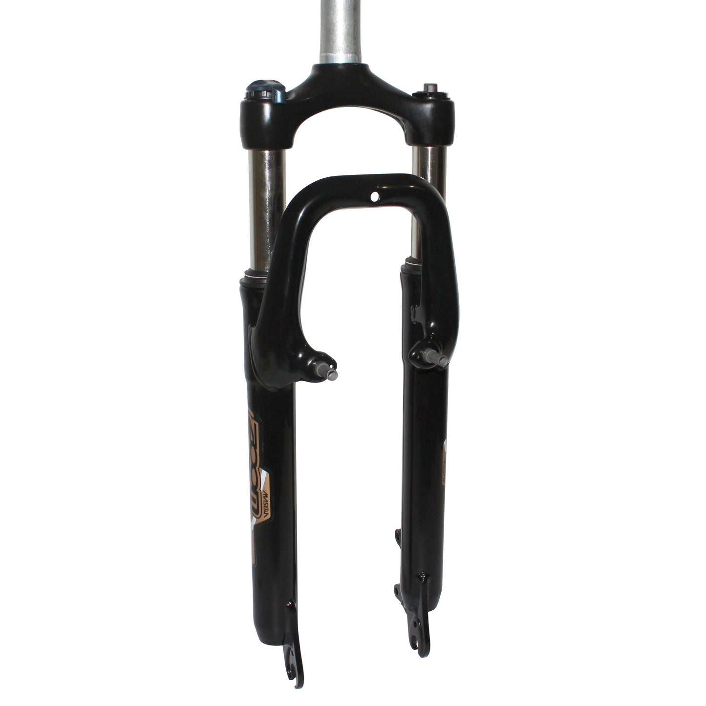 Fourche VTT 26 " Zoom 386mlo à ressort noir réglable-blocâble deb. 60mm pivot lisse 285mm 1''1-8-28,6