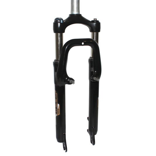 Fourche VTT 26 " Zoom 386mlo à ressort noir réglable-blocâble deb. 60mm pivot lisse 285mm 1''1-8-28,6