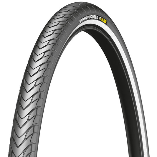 Pneu VTT Urbain 26 X 1.85 Michelin Protek Max Renfort 5mm Noir TR (47-559) flanc Reflex Compatible VAE