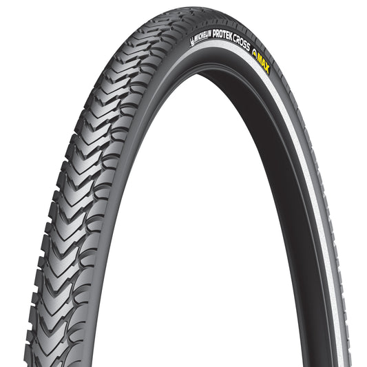 Pneu VTC Urbain 700 X 40 (29 x 1,50) Michelin Protek Max Renfort 5mm Noir TR (40-622) flanc Reflex Compatible VAE
