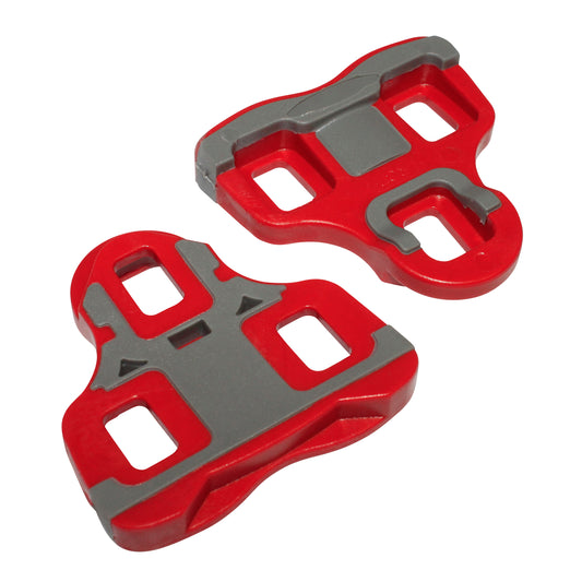 Newton pedal cleat Look Keo type red dual-material 6° angle (pair)