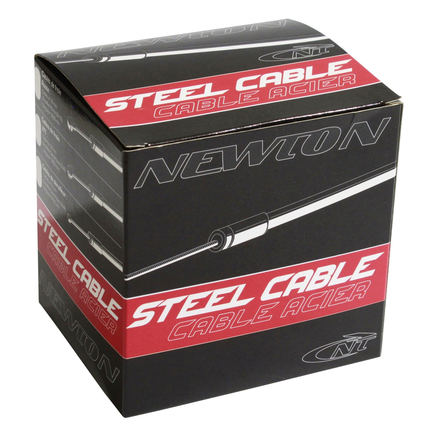 Câble de frein VTT-weinmann Newton acier 1,80m (boite de 25 câbles)