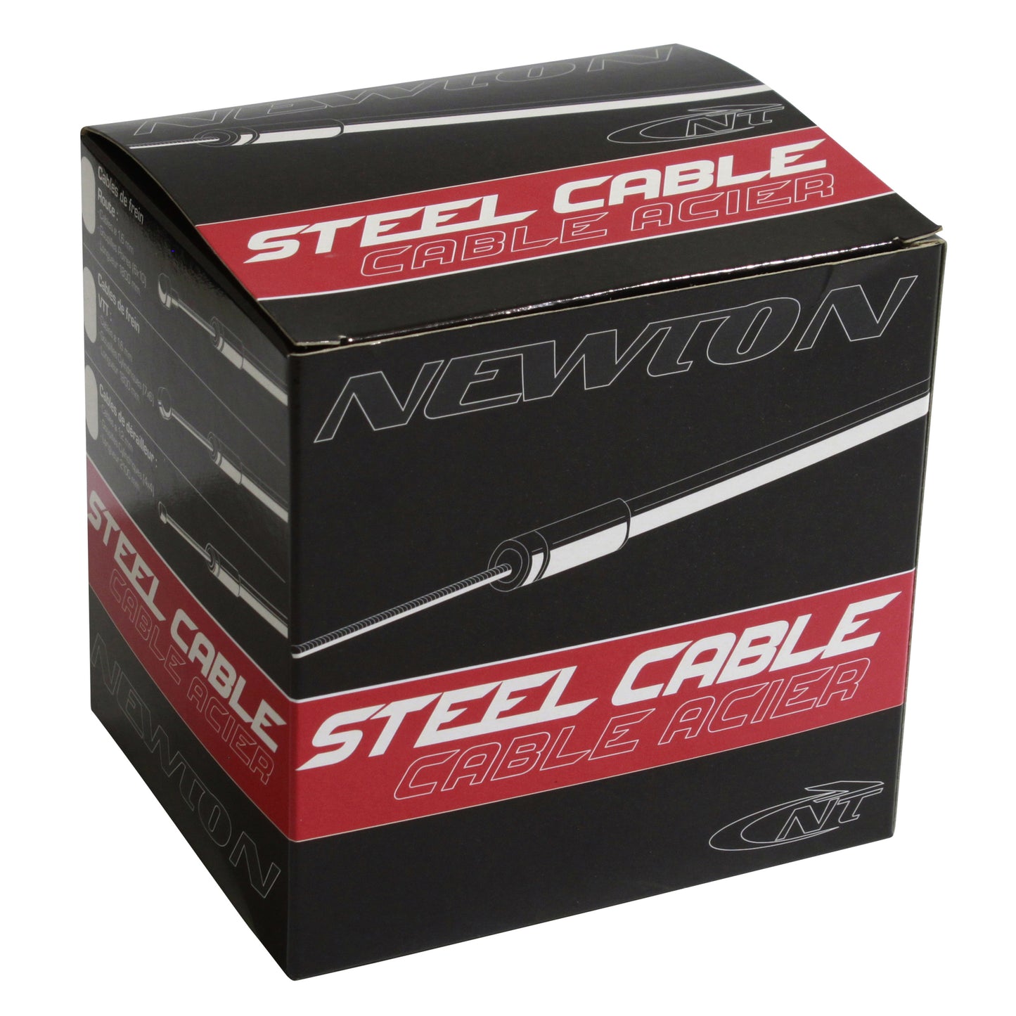 Câble de frein VTT-weinmann Newton acier 1,80m (boite de 25 câbles)
