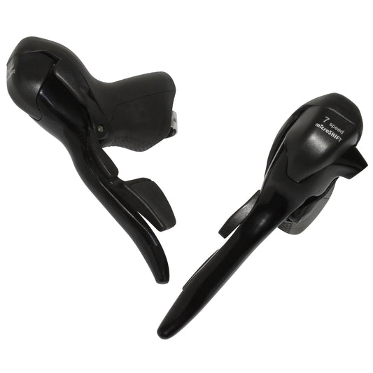 Microshift 7-speed Triple Road Brake/Shift Levers Black