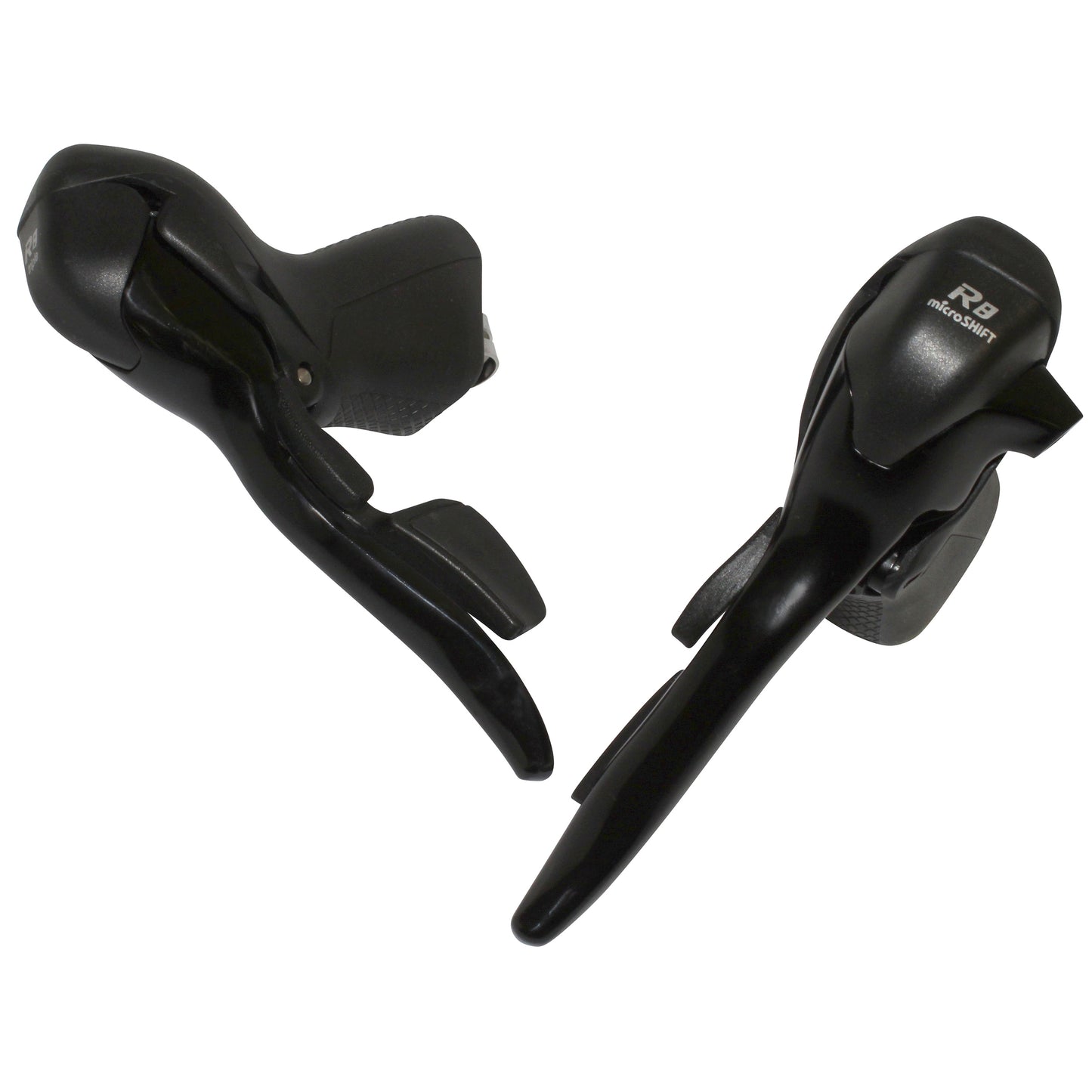 Microshift 8-speed triple road brake/shift levers - black