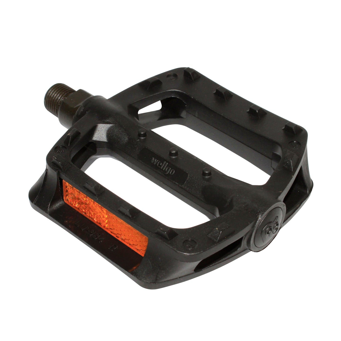 BMX Newton Resin Pedals Black 1/2