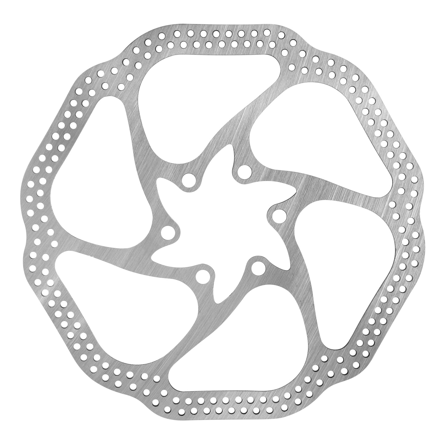 Disque de frein VTT 6 trous 160mm eco argent PCP