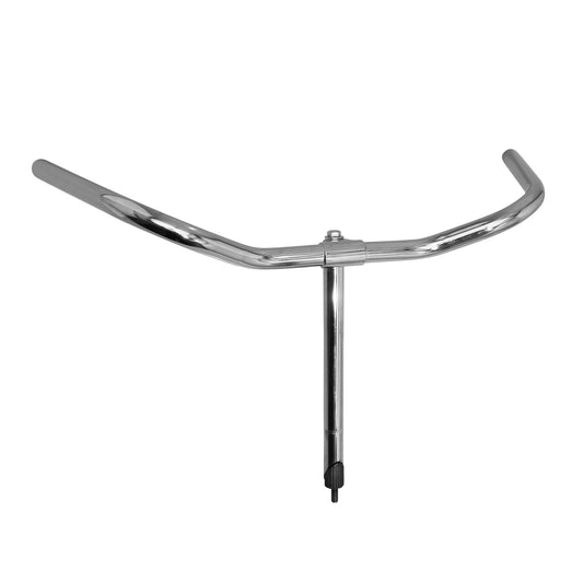 Handlebar City Ergotec carrying Dutch type with quill stem d.22,2 chrome steel l565mm