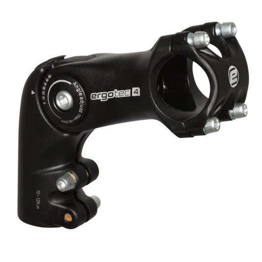 Potence VTT urbain Ergotec Octopus réglable noir 31,8 L90