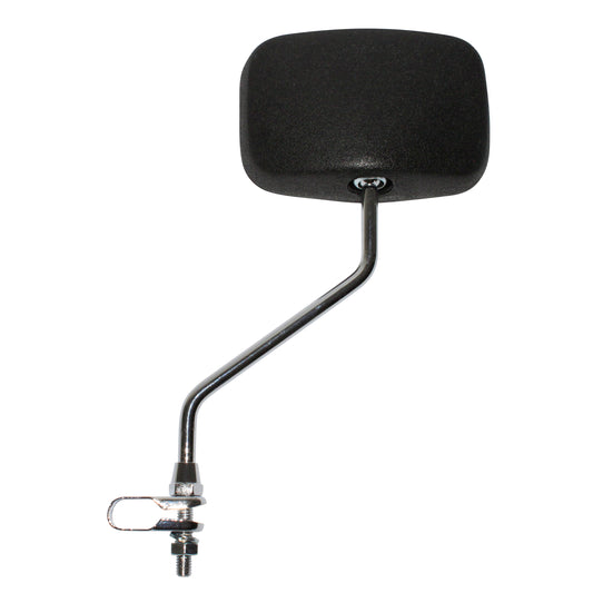Newton black rectangular left-right bike mirror