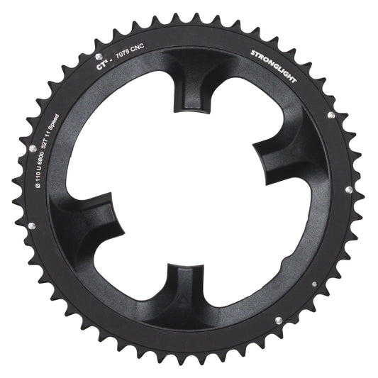 Plateau route Stronglight CT2 4 bras D110 pour Ultegra 6800 52D