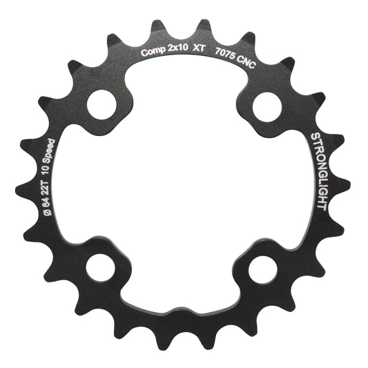 Plateau VTT 4 bras Stronglight D64 pour Shimano XT M785 int22