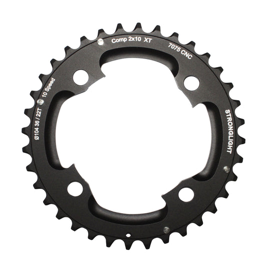 Plateau VTT 4 bras Stronglight D104 pour Shimano XT M785 36D ext