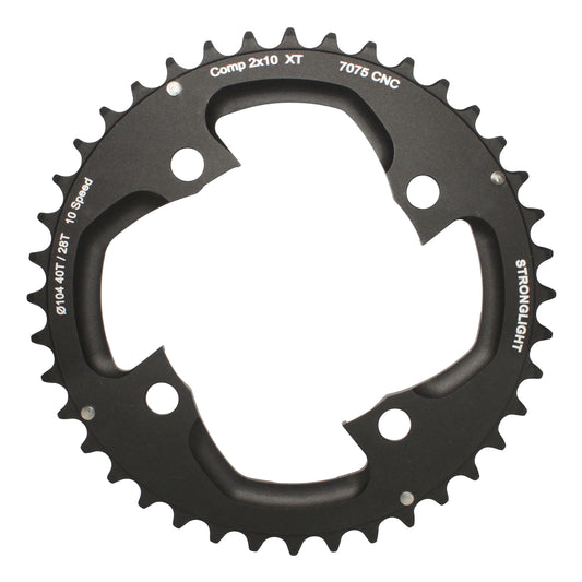 Plateau VTT 4 bras Stronglight D104 pour Shimano XT M785 40D ext