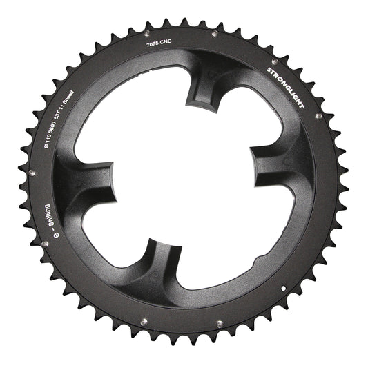 Plateau route Stronglight 4 bras D110 pour Shimano 105 5800 53D ext