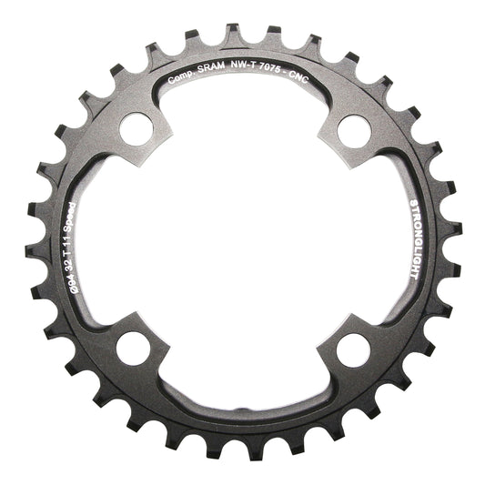 Plateau VTT 4 bras Stronglight D94 pour SRAM X01 mono 32D 11V NW