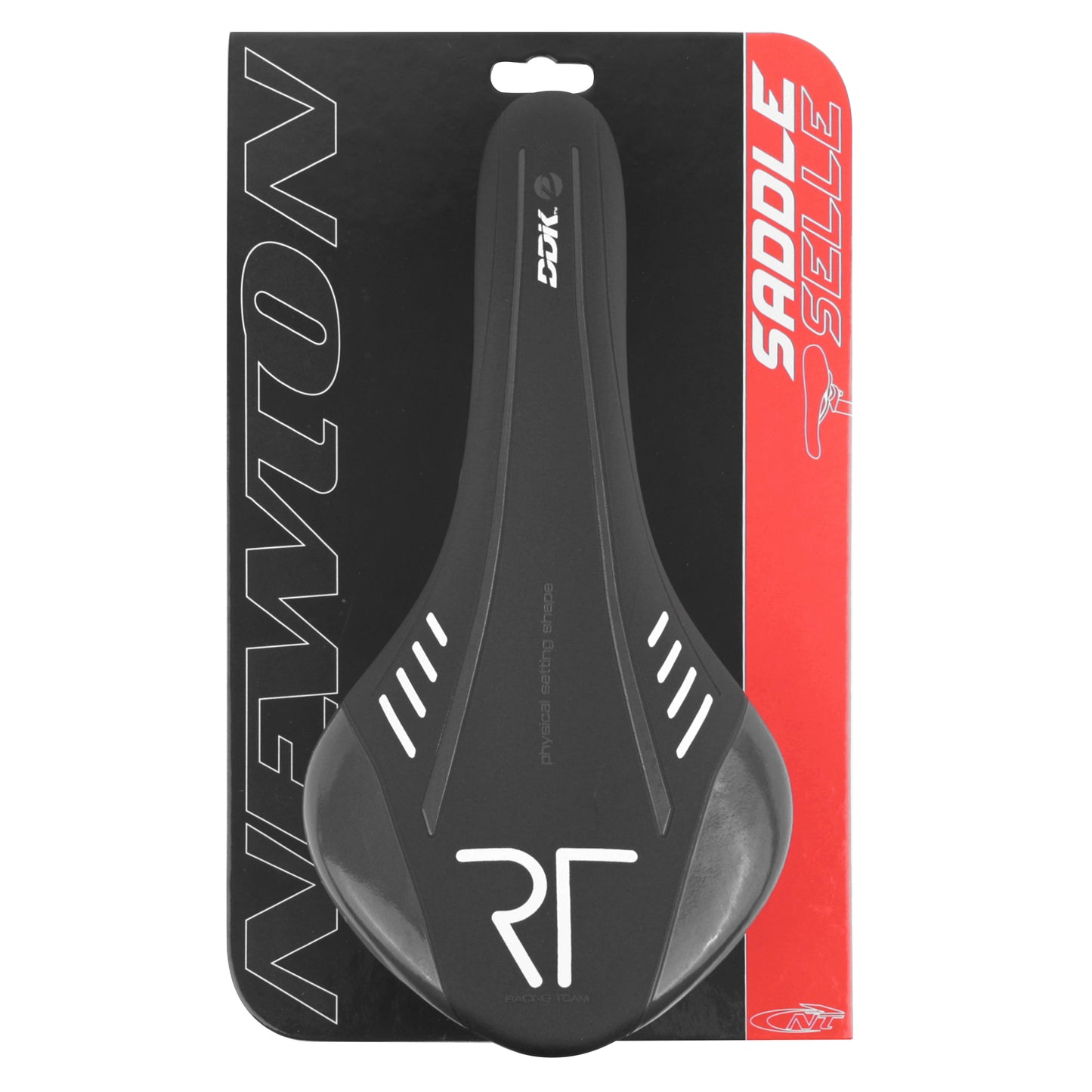 Selle Newton Route VTT Ario noir blanc 285x136