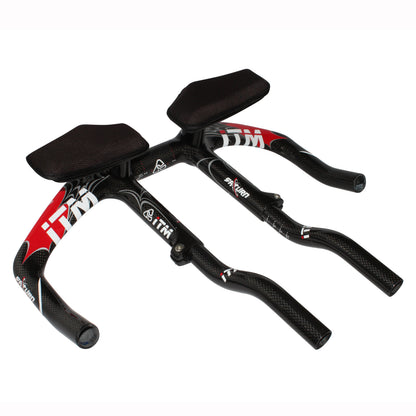 Cintre contre la montre avec prolongateur Itm saturn carbone noir 31,8