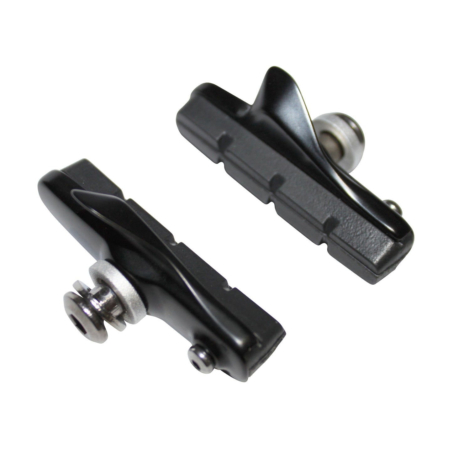 Newton brake shoe holders for Shimano road cartridge, black